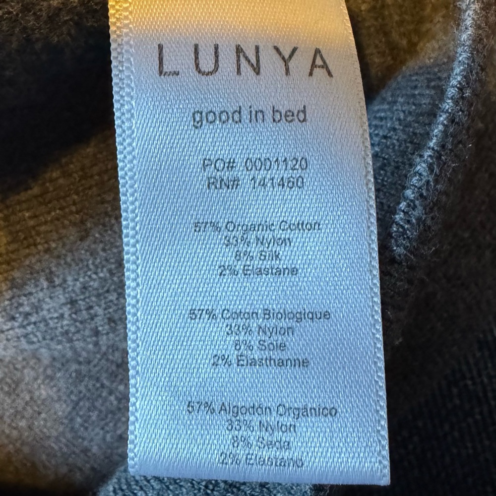 Lunya Gray Half-Zip Sweatshirt - Picture 5 of 6